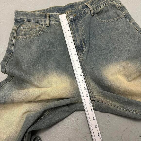 BLUE DESERT WASH Vintage baggy y2k DENIM WAIST 28 - Picture 7 of 7